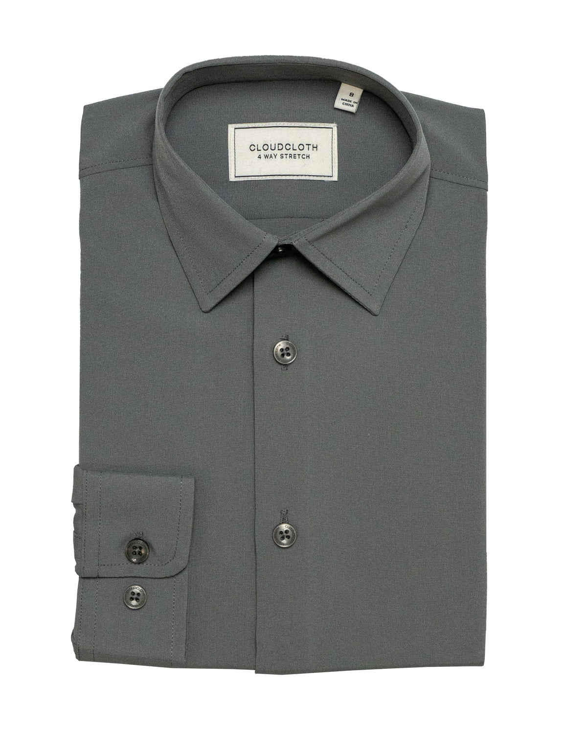 Boy's Prospect Charcoal Long-Sleeve Button-Down