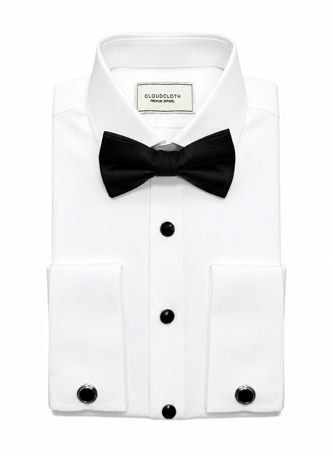 SH9801T - Boy's 4 Way Stretch Tuxedo Shirt with Bow