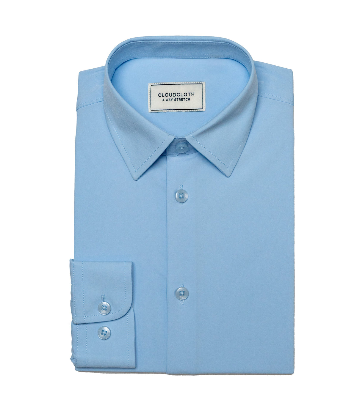 Boy's Prospect Light Blue Long-Sleeve Button-Down