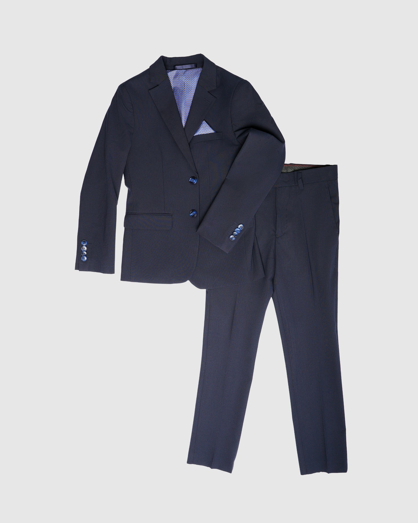 Mens Classic 2PC Suit with Silk Liner - Multiple Colors Available
