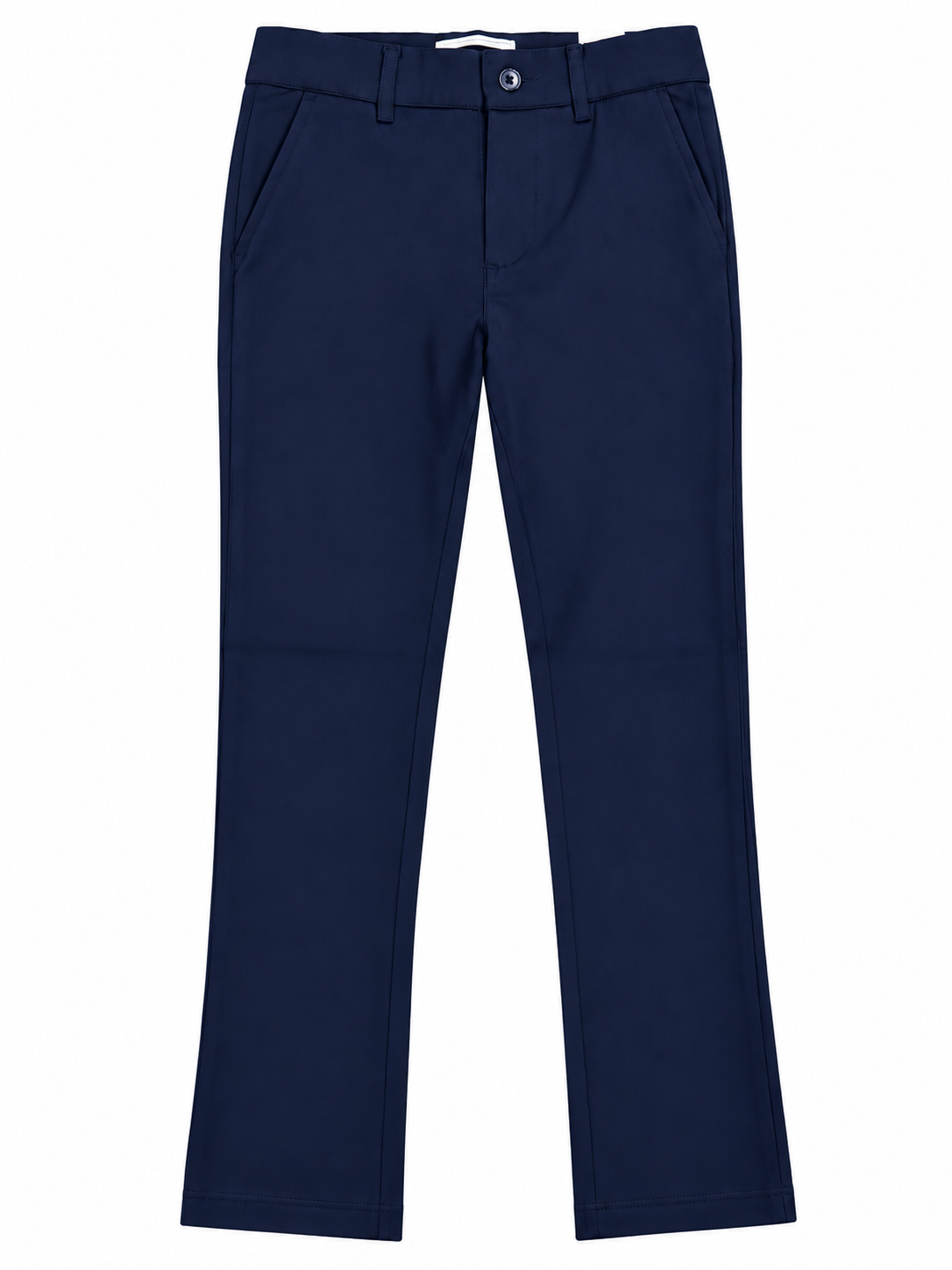 Boys’ 4-Way Stretch Solid Knit Dress Pants – Navy