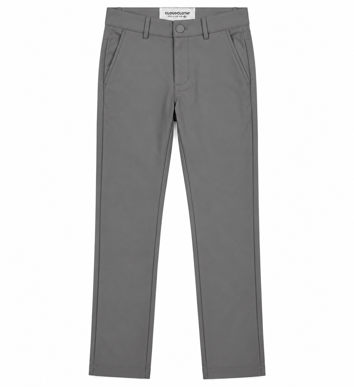 Men's Medium Gray Performance Stretch Slim Fit Pants