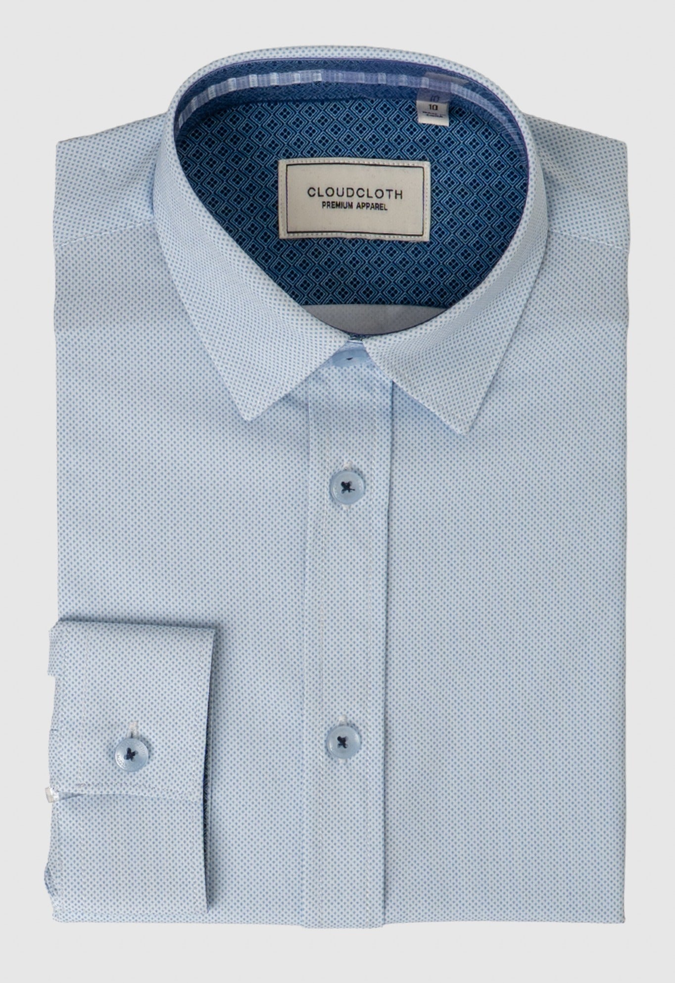 Men's 4 Way Stretch Geo Print Shirt