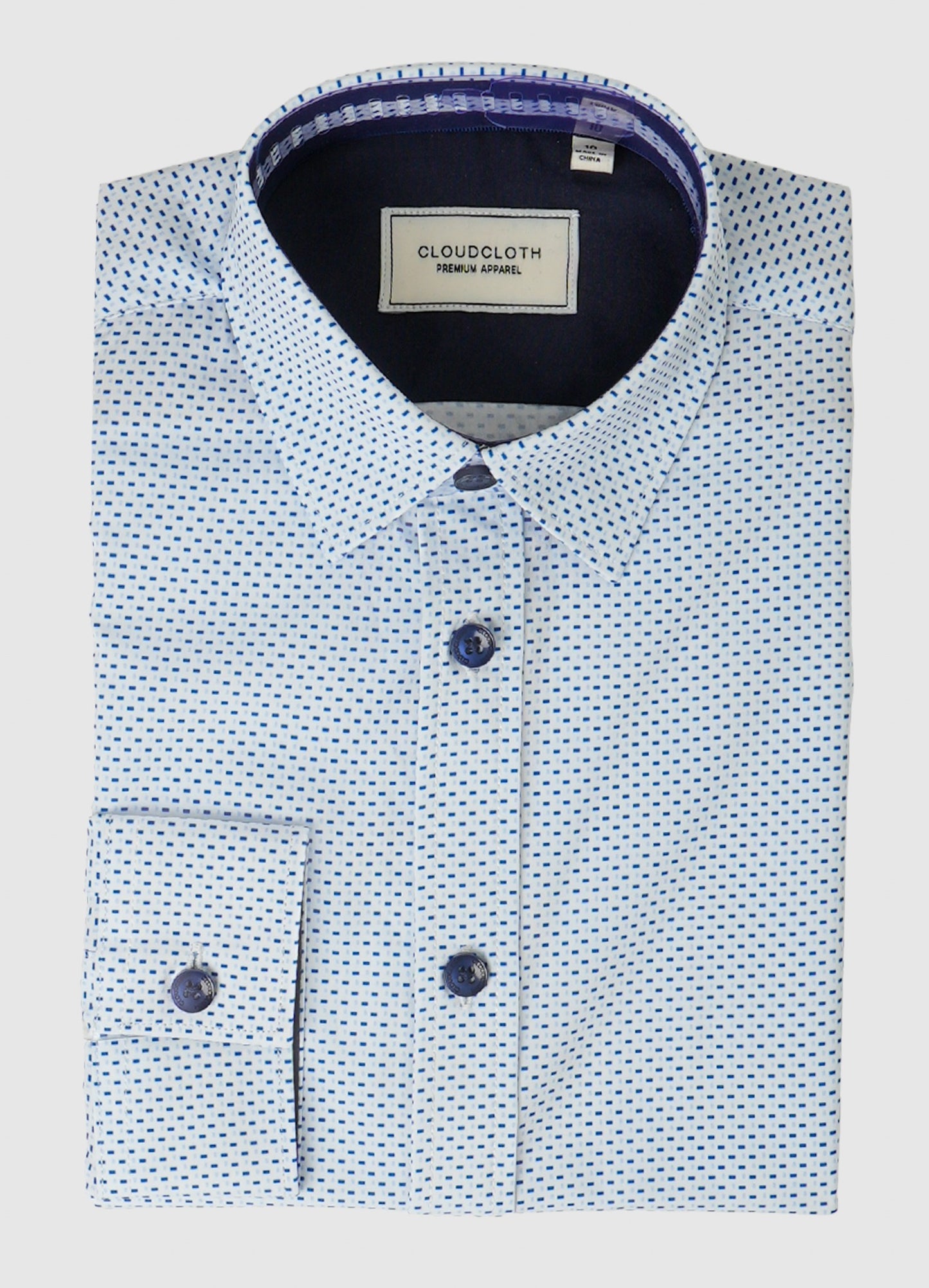 Men's 4 Way Stretch Geo Print Shirt