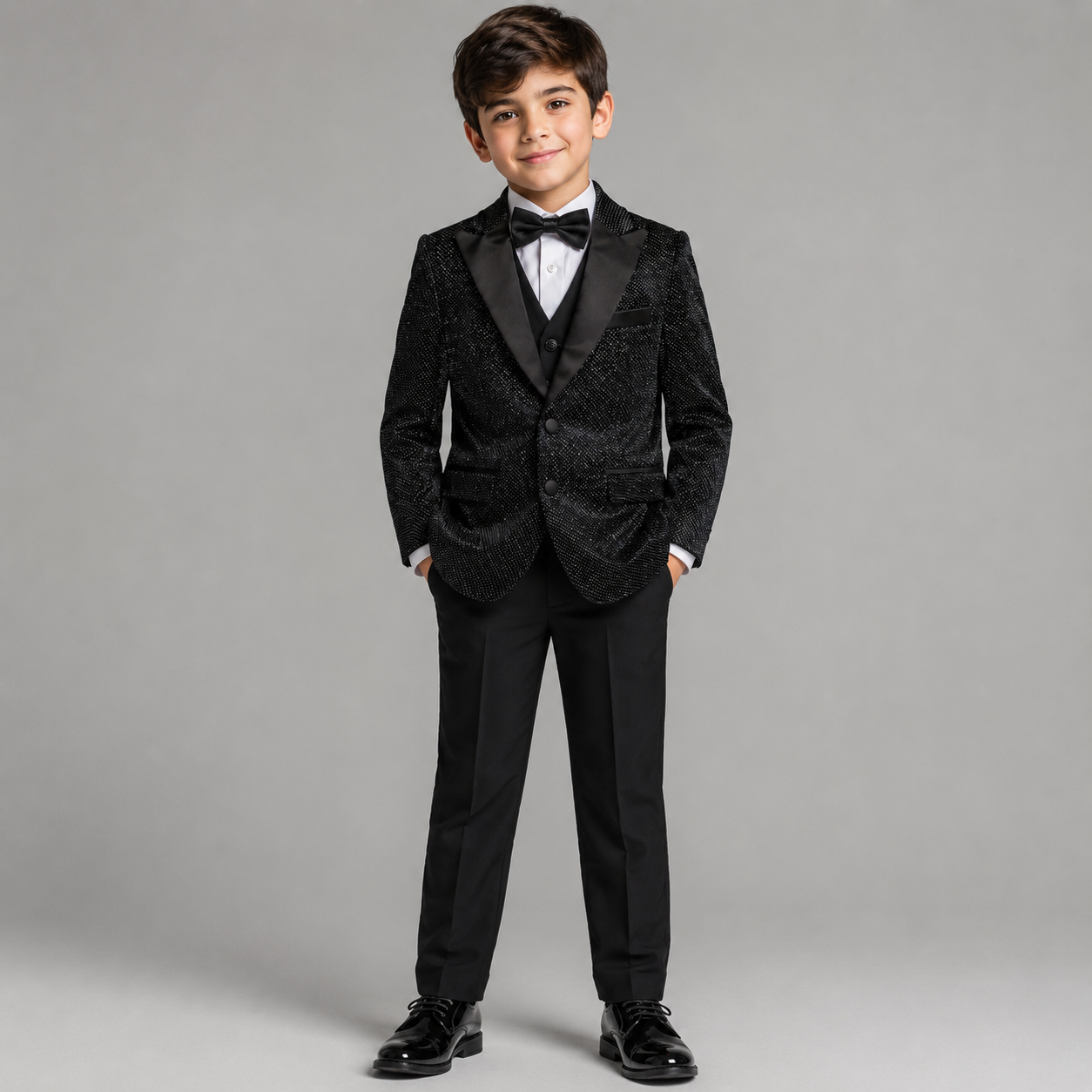 Boy's Tuxedo Suit Set