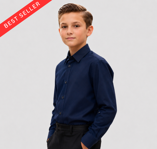 Big Boy's Prospect Long Sleeve Button Down with Multicolor