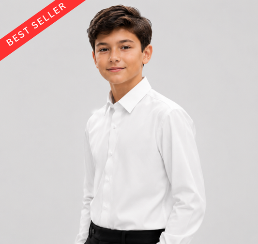 Boy's Prospect Long Sleeve Slim Fit Button Down