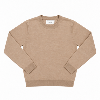 Boys Classic Pullover Crewneck Sweater in Multicolor