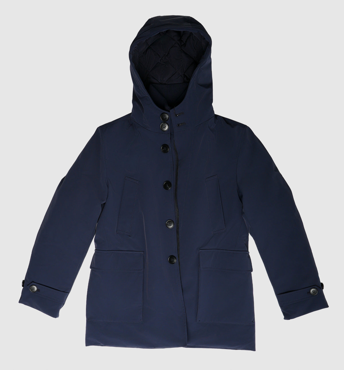 Boys’ Navy Hooded Fall Coat – Warm Everyday Jacket