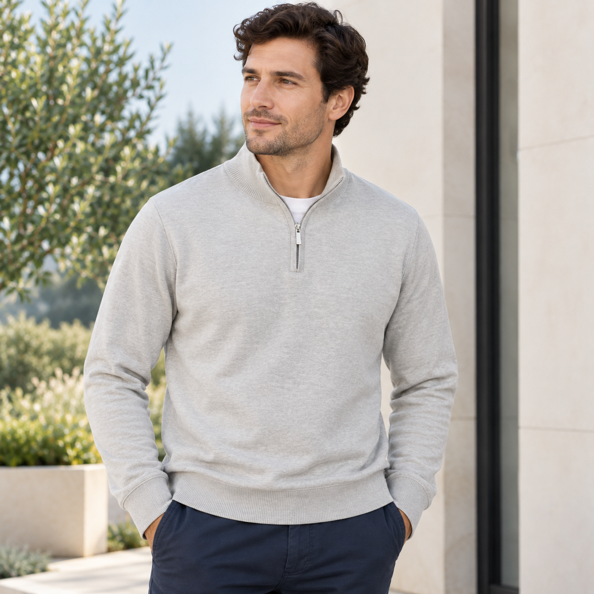 MSW12272 - Men's Classic Pullover Quarter Zip