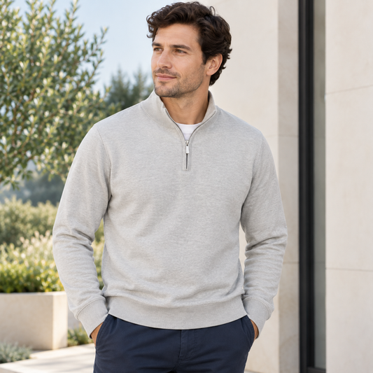 MSW12272 - Men's Classic Pullover Quarter Zip