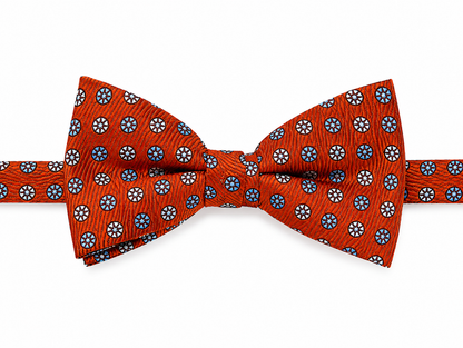 Boy's Silk Textured Red Bowtie
