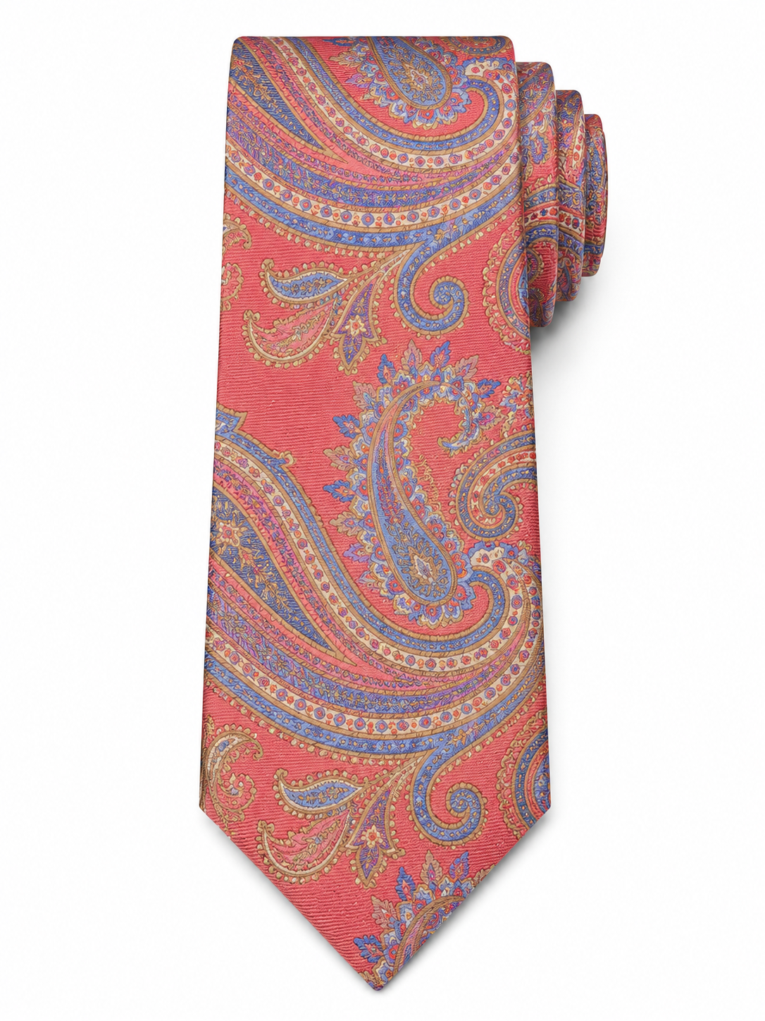 Men’s Sky maroon Color Geometric Pattern Silk Tie