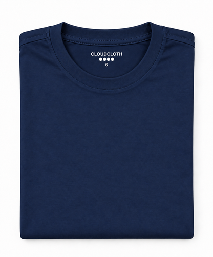 Boys’ Basic Long Sleeve Polo Shirt – Navy