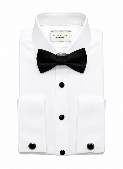 Boy's Prospect 4 Way Stretch Tuxedo Shirt with Bow