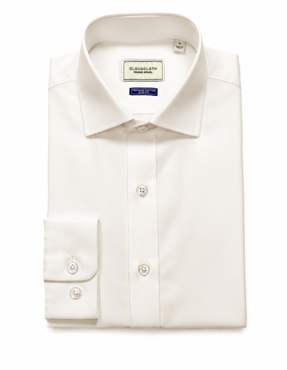 Men's Premium Cotton Stretch Dress Shirt