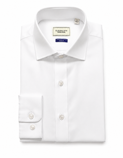 Men's Slim Fit Premium Cotton Stretch Dress Shirt