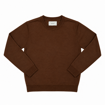 Boys Classic Pullover Crewneck Sweater in Multicolor