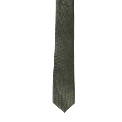 Men's Silk Textured  hunter green ColorTie