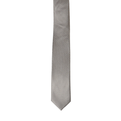 Men's Silk Textured  Gray ColorTie