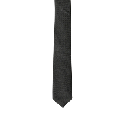 Mens Silk Textured  black Color Tie