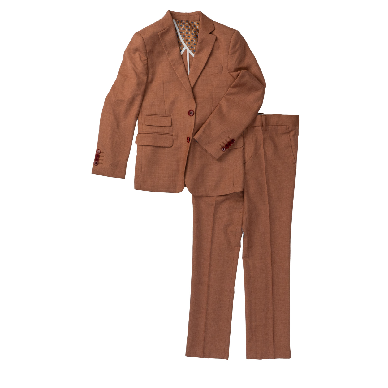 Boy's Chambray Textured Suit