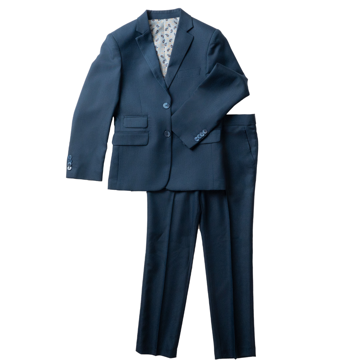 Boys Light Gray Dress Suit Set