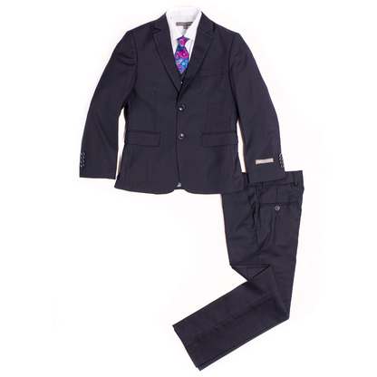 Boys' 5-Piece Navy Formal Suit Set
