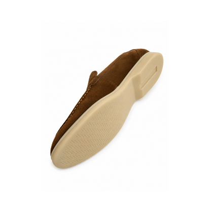 Boy's Brown Slip-On – Casual Comfort Moc Toe Shoes