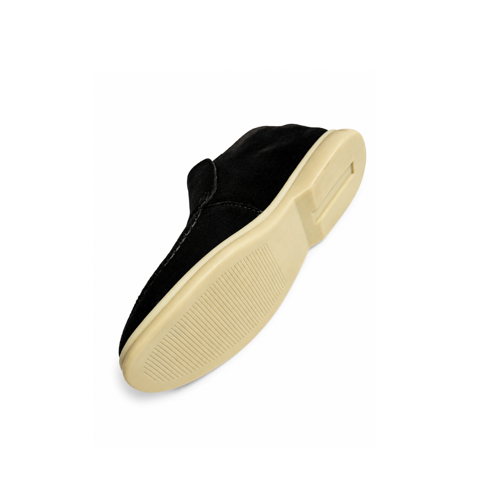 Boys' Black Suede Desert Boots – Casual Slip-On Ankle Boots