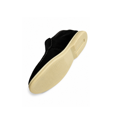 Boys' Black Suede Desert Boots – Casual Slip-On Ankle Boots
