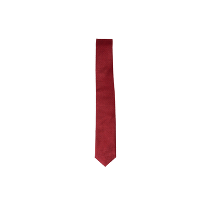 Men's Silk Textured  Wine ColorTie