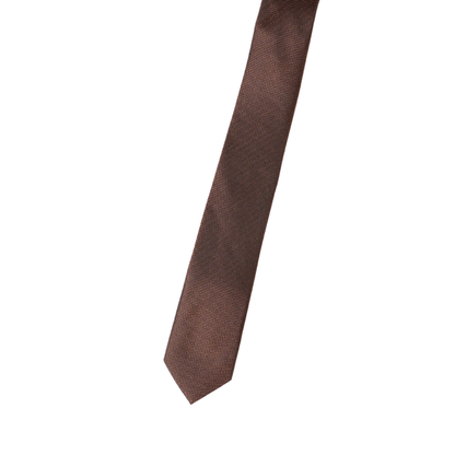 Men's Silk Textured  Brown ColorTie