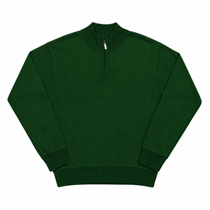 Boys Classic Quarter Zip Sweater in Multicolor