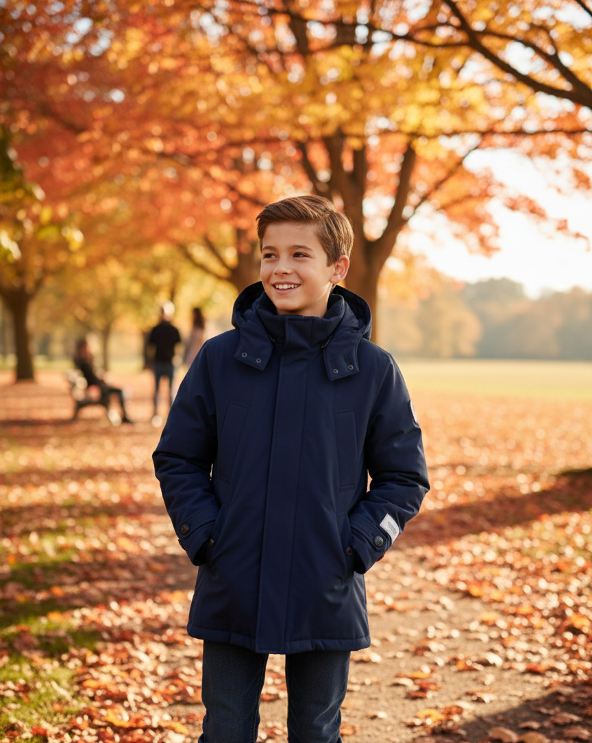 Boys Waterproof Hooded Jacket