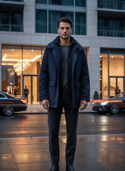 Men's Waterproof Hooded Jacket