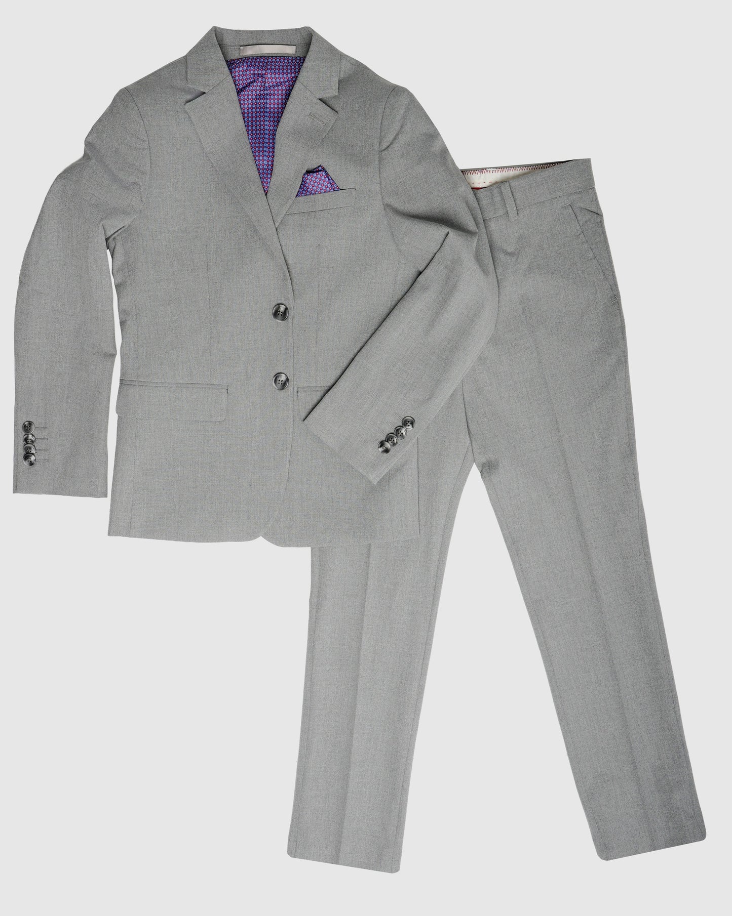 Mens Classic 2PC Suit with Silk Liner - Multiple Colors Available