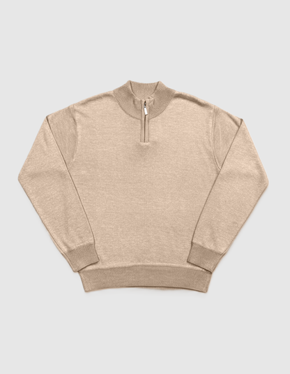 Boys Classic Quarter Zip Sweater