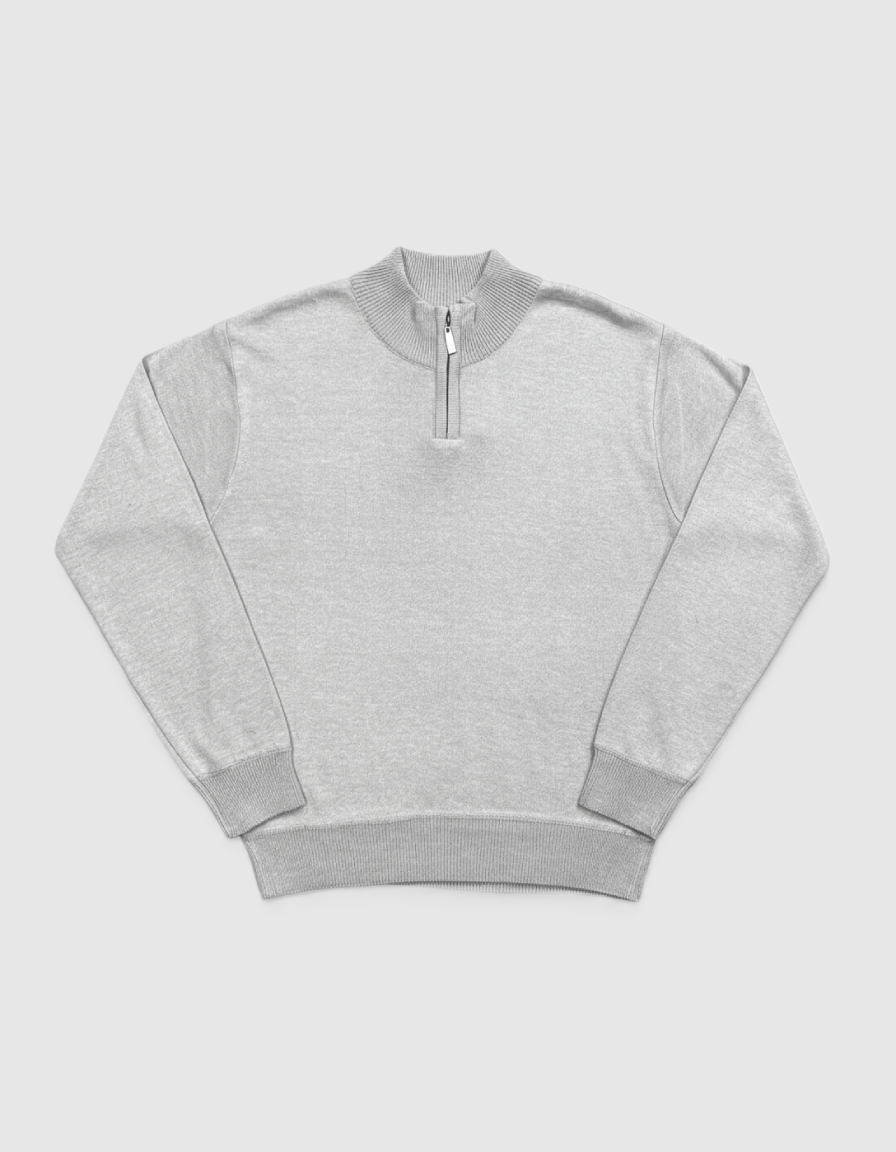 Boys Classic Quarter Zip Sweater