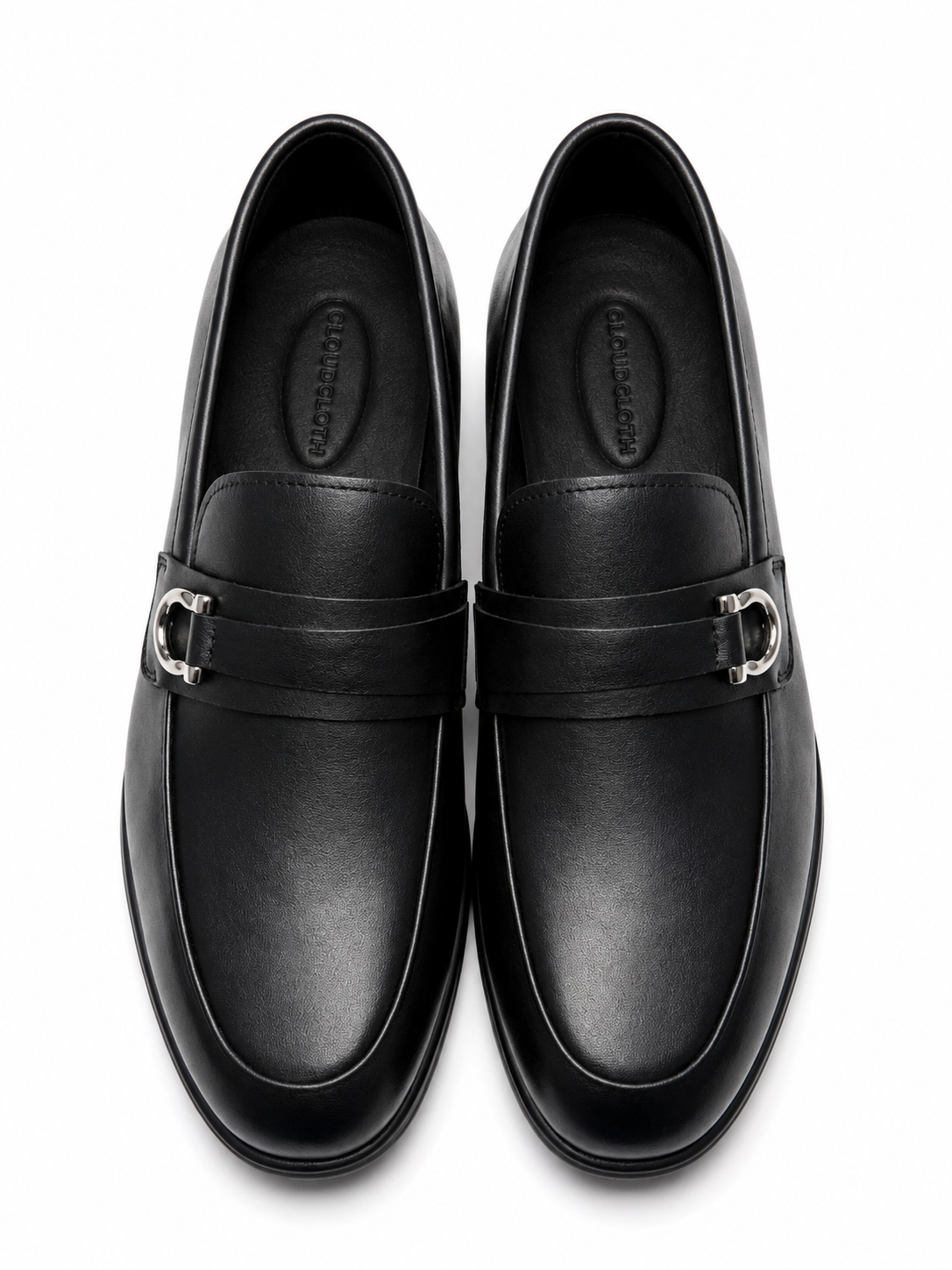 Men's Black Leather Premium Classic Dress Shoes1