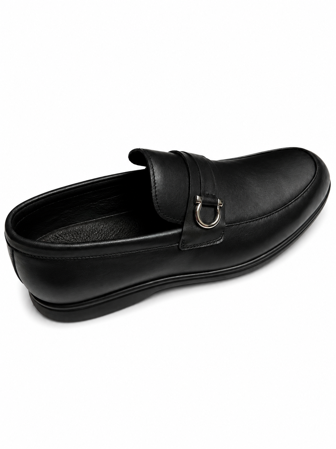 Men's Black Leather Premium Classic Dress Shoes4