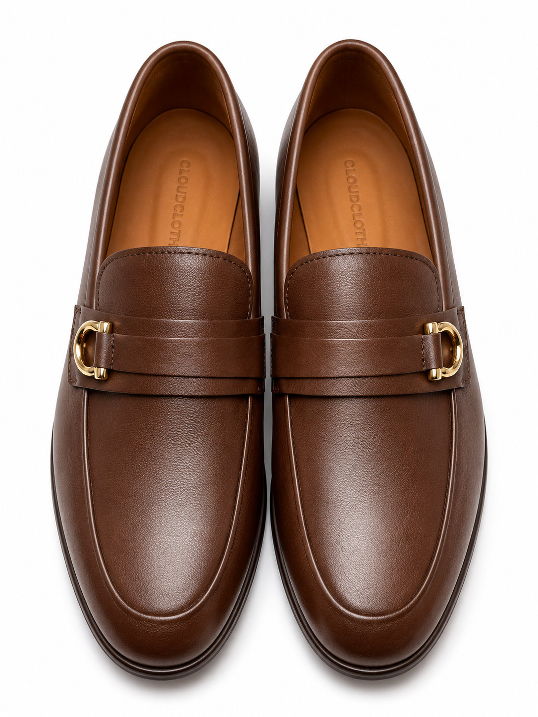 Men's Brown Leather Premium Classic Dress1