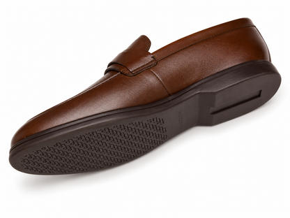 Men's Brown Leather Premium Classic Dress5