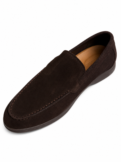 Men’s Brown Leather Slip-On Casual Dress Shoes4