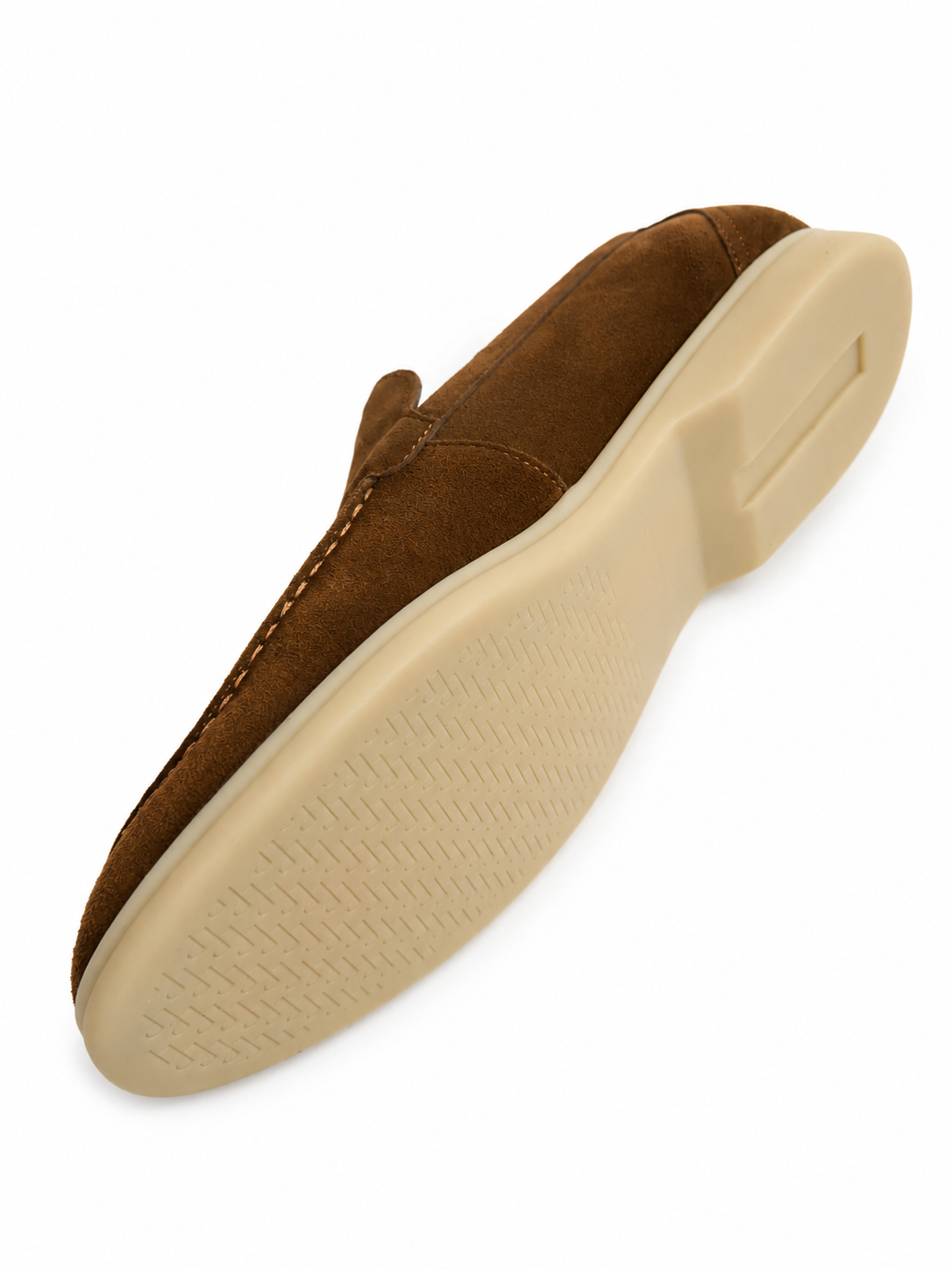 Men's Brown Slip-On – Casual Comfort Moc Toe Shoes5