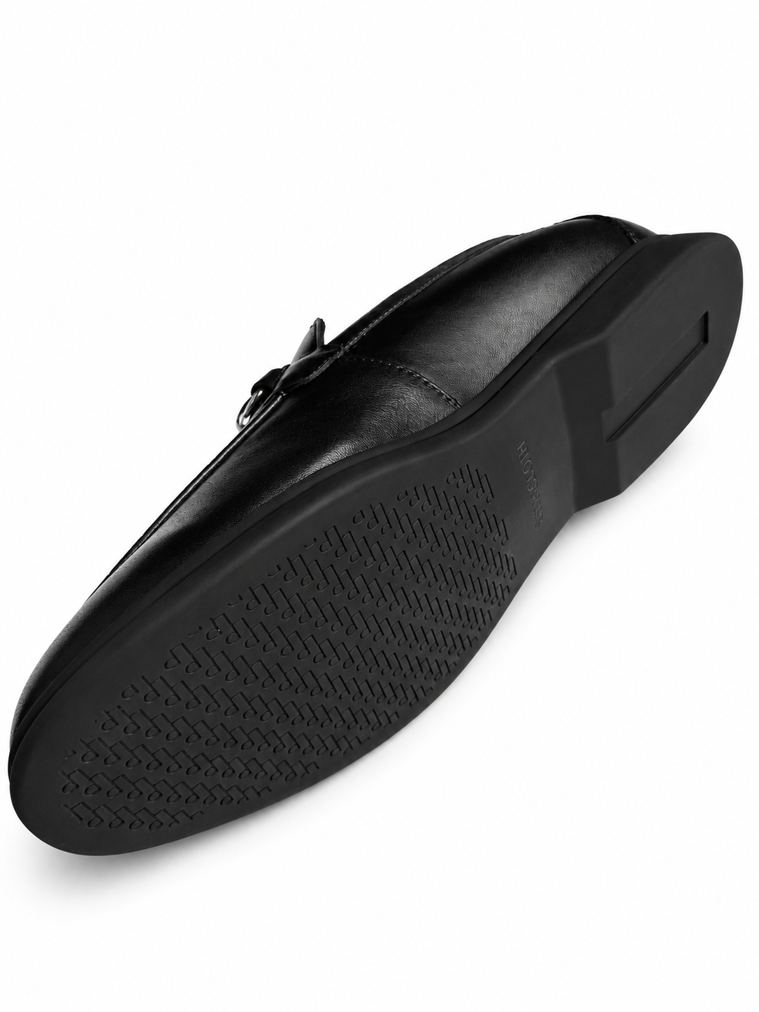 Men's Classic Slip-On Dress Black Leather Shoes3