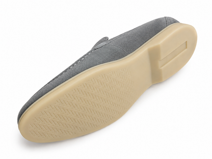 Men's Grey Slip-On – Casual Comfort Moc Toe Shoes4