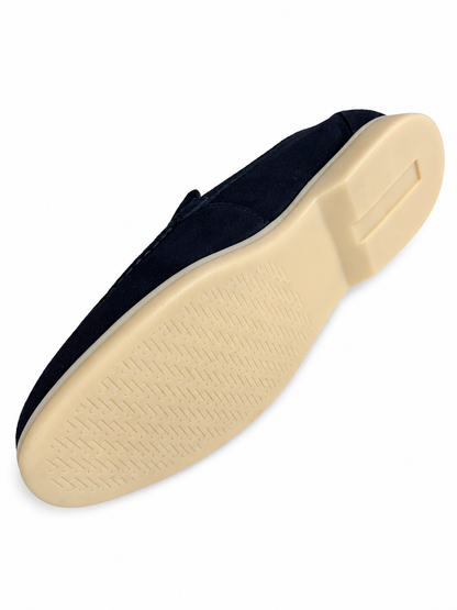 Men's Navy Slip-On – Casual Comfort Moc Toe Shoes4