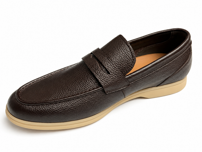 Men’s Premium Dark Brown Pebbled Leather 3