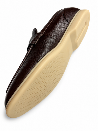 Men’s Premium Dark Brown Pebbled Leather 5